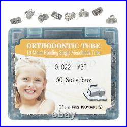 1-10 Orthodontic Buccal Single Monoblock Tube 1st Molar Bondable MBT. 022 tzo
