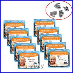 1-10 boxes Dental orthodontic 1st molar buccal tube monoblock roth 018 50 sets