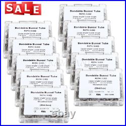 1-10 boxes Ortho Buccal Tube Single Monoblock Base 1st Molar Bondable Roth. 022