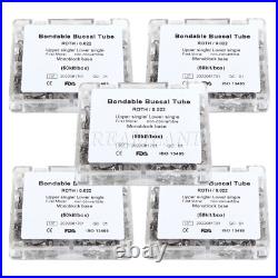 1-10 boxes Ortho Buccal Tube Single Monoblock Base 1st Molar Bondable Roth. Auk