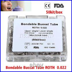 1-10 x Dental Orthodontic Buccal Tubes 1st Molar MBT/Roth 0.022 Monoblock