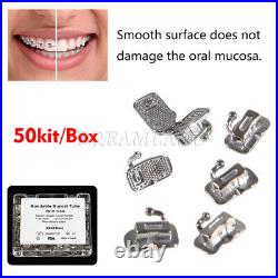 1-10 x Dental Orthodontic Buccal Tubes 1st Molar MBT/Roth 0.022 Monoblock CE FDA