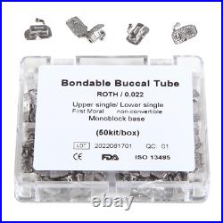 1/ 50 SETS Sale Orthodontic Buccal Tubes 1st Molar Tube Roth MBT 022 Bondable 1/ 50 SETS Sale Orthodontic Buccal Tubes 1st Molar Tube Roth MBT 022 Bondable