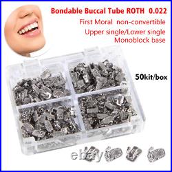 1/ 50 SETS Sale Orthodontic Buccal Tubes 1st Molar Tube Roth MBT 022 Bondable