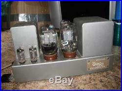 (1) Vintage The Quad II / 2 Monoblock Power Tube Amplifier / Amp