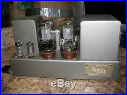 (1) Vintage The Quad II / 2 Monoblock Power Tube Amplifier / Amp