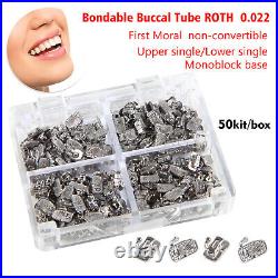 10 Boxes Dental Bondable Monoblock Non-Convertible Single Roth 022 Buccal Tube