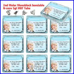 10 PACKS Dental Orthodontic Monoblock Buccal Tubes 022 2nd Molar MBT Tube