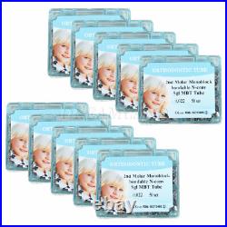 10 PACKS Dental Orthodontic Monoblock Buccal Tubes 022 2nd Molar MBT Tube
