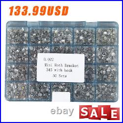 1000PCS Dental Orthodontics Monoblock Brackets Brace MINI Roth. 022 345 Hooks sa