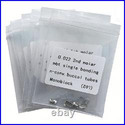 100Packs Dental Orthodontic Buccal Tubes 1st Molar MBT ROTH 022 Monoblock 400Pcs