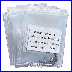 100Packs Dental Orthodontic Buccal Tubes 1st Molar MBT ROTH 022 Monoblock 400Pcs