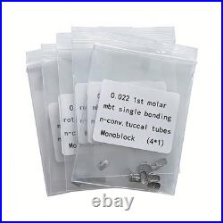 100Packs Dental Orthodontic Buccal Tubes 1st Molar MBT ROTH 022 Monoblock 400Pcs