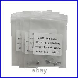 100Packs Dental Orthodontic Buccal Tubes 1st Molar MBT ROTH 022 Monoblock 400Pcs