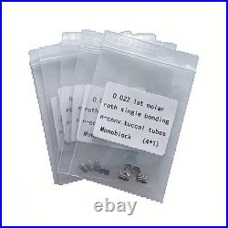 100Packs Dental Orthodontic Buccal Tubes 1st Molar MBT ROTH 022 Monoblock 400Pcs