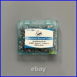 100Set Dental Orthodontic 1st/2nd Roth 022 Molar Bondable Single Monoblock Tubes