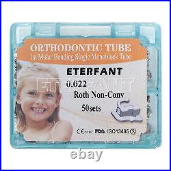 10Boxes ETERFANT Dental Ortho Buccal Tubes 1st Molar Roth 022 Monoblock Bondable