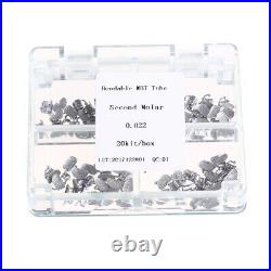 10PKS Dental Orthodontic Single Buccal Tube MBT 022 2nd Molar Bondable Monoblock