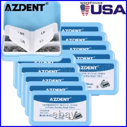 10Pack Dental Orthodontic Buccal Tube Roth. 022 1st Molar Non-Conv Monoblock