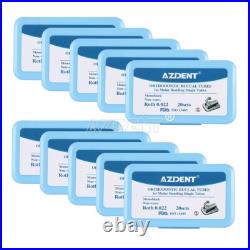 10Pack Dental Orthodontic Monoblock Buccal Tube 1st Molar Roth 022 Bondable