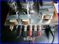 10W Stereo monoblock HiFi vacuum tube amp plug in 6V6 6L6 or 2A3 tubes