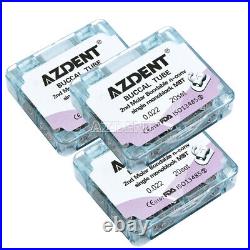 10X (200set) AZDENT Dental Bondable Buccal Tubes 2nd Molor MBT. 022 Monoblock