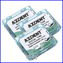 10X AZDENT Dental 1st Molar Roth. 018 Bondable Buccal Tubes Monoblock Inblock