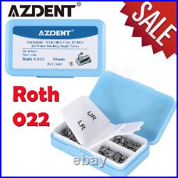 10X AZDENT Dental Monoblock Orthodontic Buccal Tube Roth 022 1st Molar Sgl Tube