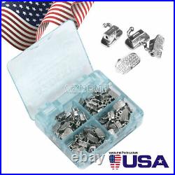 10X AZDENT Dental Ortho Buccal Tubes 1st Molar MBT. 022 Bondable MIM Monoblock