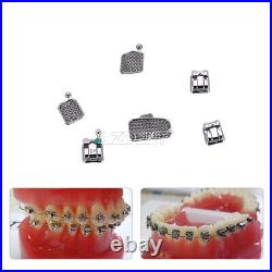 10X Dental Brackets Passive Self-Ligating Mini Roth 022 345 Hooks & Buccal Tubes