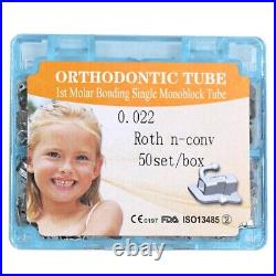 10X Dental Ortho Non-Conv 1st Molar Bondable Monoblock Roth 0.022 Buccal Tube