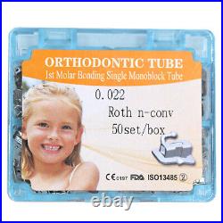 10XDental Orthodontic Buccal Tubes Bonding Monoblock Roth 022 For 1st molar