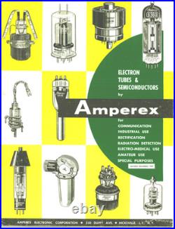 10x Vintage Amperex USA 7308 /StrongGm /RareToneRoller Lot /E188CC /6DJ8 Upgrade