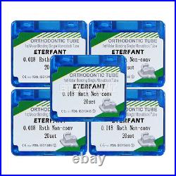 10xETERFANT Dental Ortho Buccal Tubes 1st Molar Tube Roth 018 Monoblock Bondable