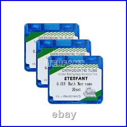 10xETERFANT Dental Ortho Buccal Tubes 1st Molar Tube Roth 018 Monoblock Bondable