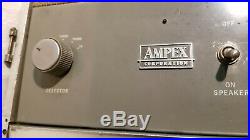 1960 Ampex A692 Vintage Suitcase Tube Amplifier MONO BLOCK For Tape Recorder