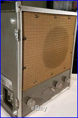 1960 Ampex A692 Vintage Suitcase Tube Amplifier MONO BLOCK For Tape Recorder