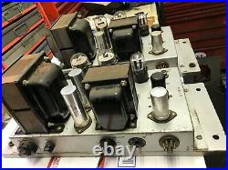(2) 6L6GC Monoblock Tube Amps Conn Organ with Schematics for parts or rebuild