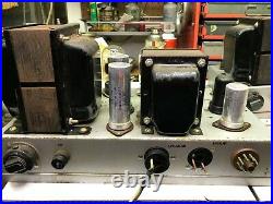 (2) 6L6GC Monoblock Tube Amps Conn Organ with Schematics for parts or rebuild
