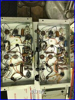 (2) 6L6GC Monoblock Tube Amps Conn Organ with Schematics for parts or rebuild