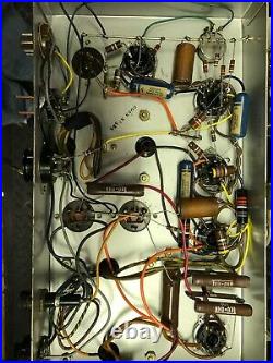 (2) 6L6GC Monoblock Tube Amps Conn Organ with Schematics for parts or rebuild