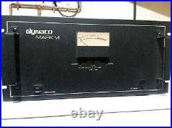 2 Dynaco Vintage Tube amps Mark Vl mono block. AS IS They both turn on