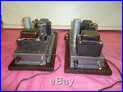 2 Marconi Tube Amplifier Mono Blocks 6bq5 Pp