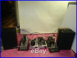 2 Marconi Tube Amplifier Mono Blocks 6bq5 Pp