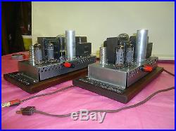 2 Marconi Tube Amplifier Mono Blocks 6bq5 Pp