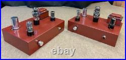 2 Single-ended vintage 45 mono block tube amplifiers Tamura output transformers