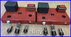 2 Single-ended vintage 45 mono block tube amplifiers Tamura output transformers