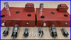 2 Single-ended vintage 45 mono block tube amplifiers Tamura output transformers