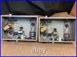 2 Single-ended vintage 45 mono block tube amplifiers Tamura output transformers