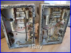 2 mono block power amp. Matched pair tube 6973. Untested. U. S. A